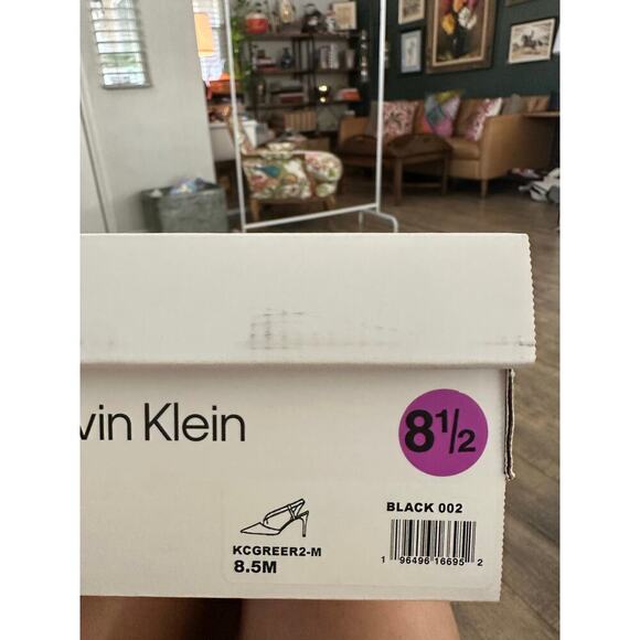 Calvin Klein Women's Faux Leather Pointed Toe Pumps High Heels Size 8.5 - Picture 15 of 16